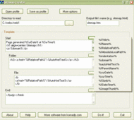 Sitemap Creator screenshot